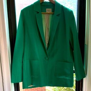 Sezane Vibrant Green Blazer -Size EU40